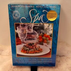 NWOT Spa Day Cookbook and Compact Disc